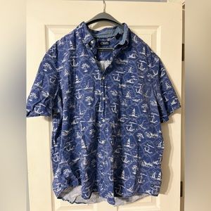 Chaps Button Down Skirt - Size XXL